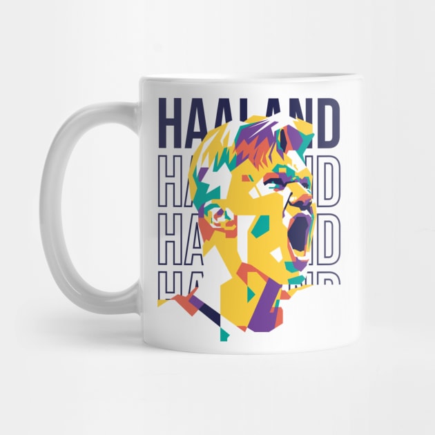 Erling Haaland Pop Art 1 by pentaShop